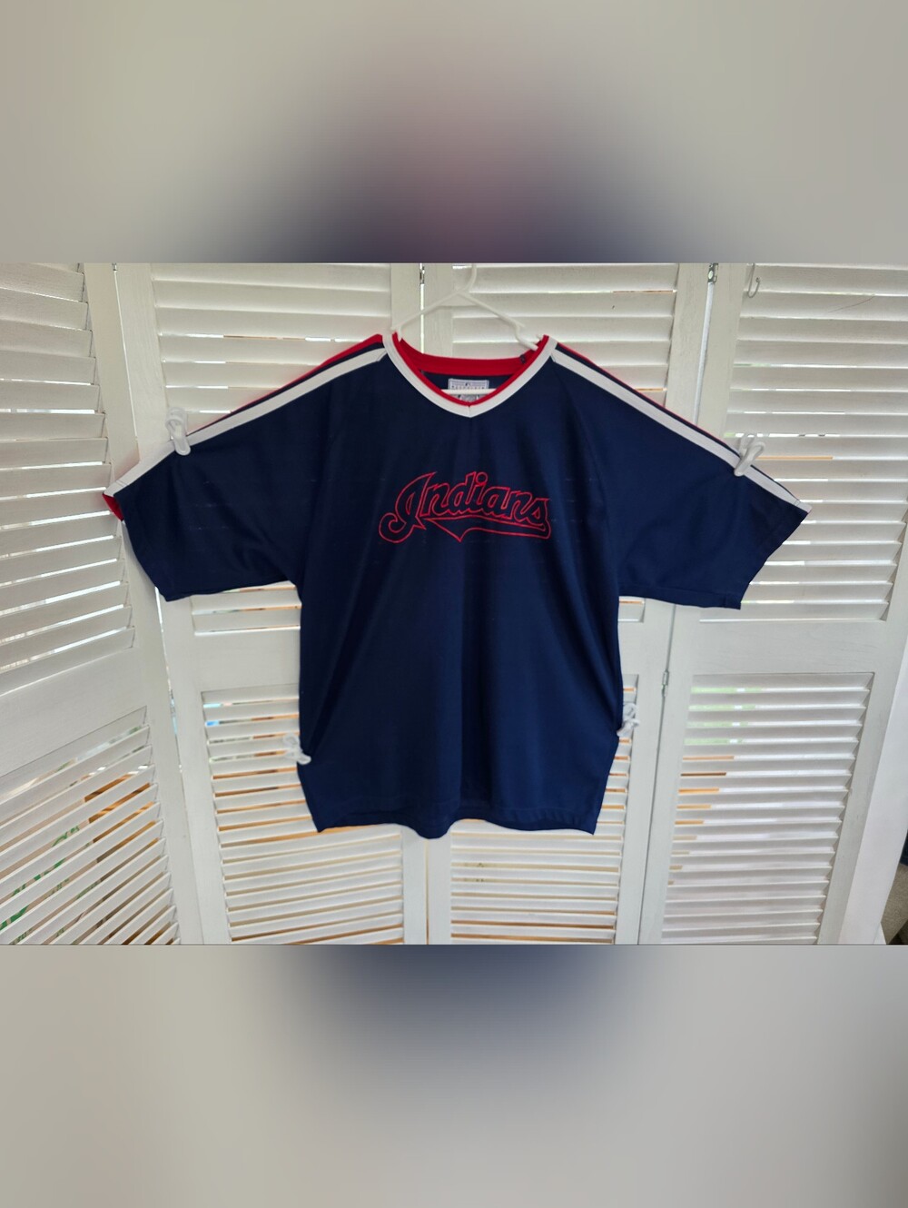 Rare! Cleveland Indians Vintage 1980's Starter Baseball Jersey Size XL